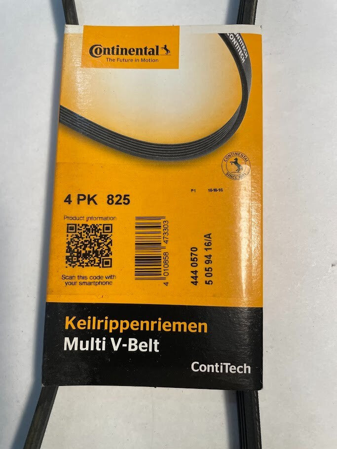 Continental V-Belt - 4PK825 / PK040325 -For Hyundai, Nissan, Toyota & More 89-97